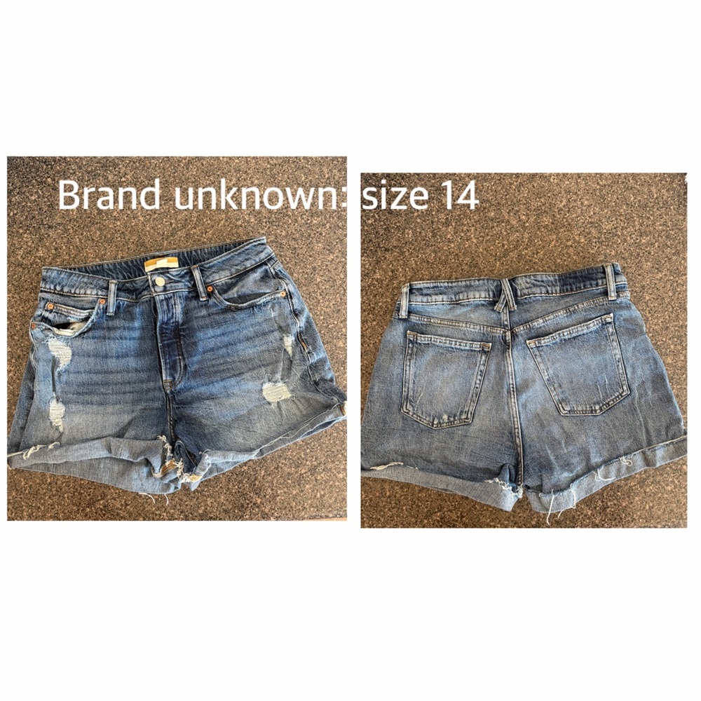 Women's Blue Denim Shorts